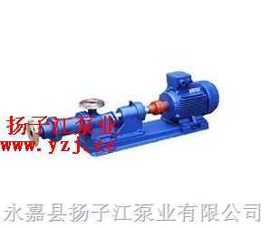 螺杆泵:I-1B系列浓浆泵（整体不锈钢) 
